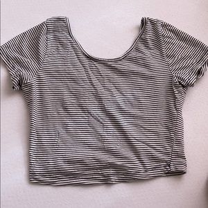 Brandy Melville stripe crop top